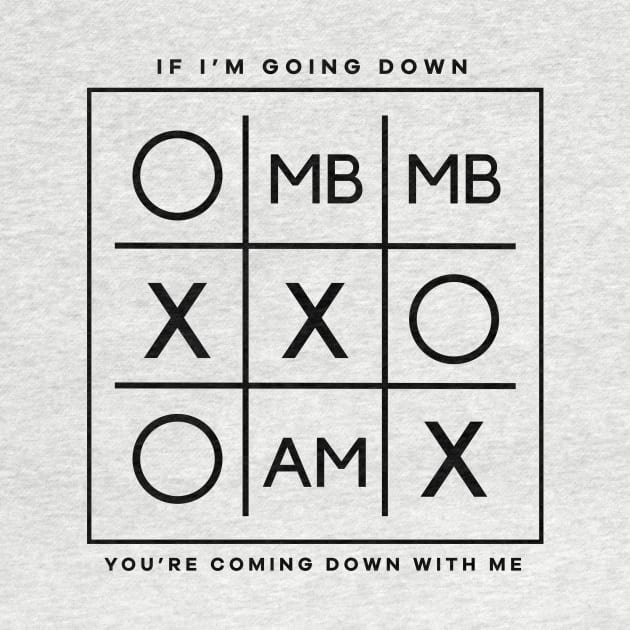 MBMBAM Tic Tac Toe (Black Logo) by usernate